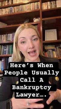 When Should You Call a Bankruptcy Lawyer? | Fort Myers Florida Bankruptcy Attorney Explains