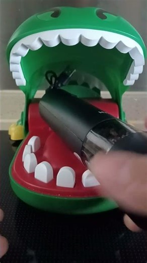 CROCODILE 🐊DENTIST EATING Recolte/Salt &Pepper Mill Mini#viral #trending #fun #asmr #game #ytshorts
