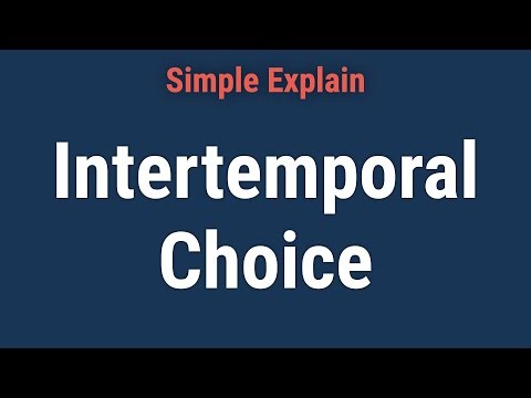 What Is Intertemporal Choice?