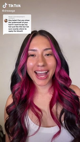 Hair Transformation: Pink and Purple Underneath Styles