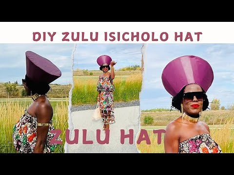 DIY Isicholo: Easy Traditional Zulu Hat Tutorial | Fashionable & Beginner-Friendly #fashion #diy