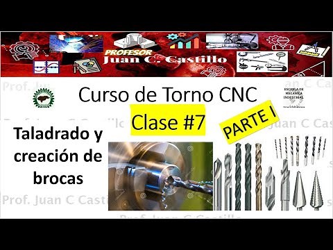 TALADRADO EN EL TORNO CNC (creación de brocas) PARTE I, Winunisoft multicnc