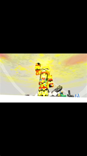 Hyper Muteki Ex-aid | Prisma 3d minecraft animation template #prisma3d #minecraft #kamenrider #edit