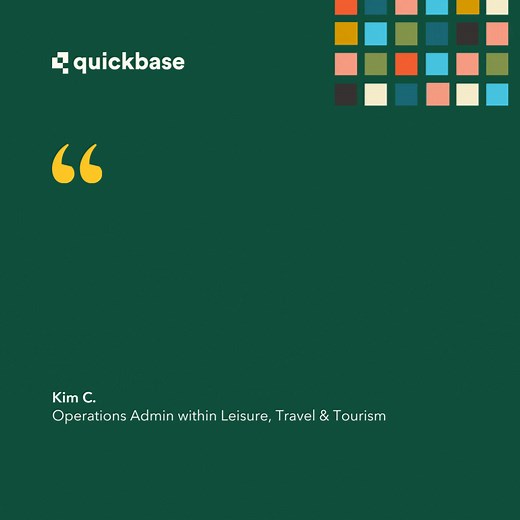 If you have a goal with Quickbase, we're going to do all we can to help you achieve it 👏 Read the full G2 review here: https://bit.ly/3Rsh16R | Quickbase