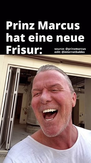Prinz Marcus mit grauen Haaren #reels #viral #meme source: @prinzmarcus edit: @internetbabbo | Internetbabbo