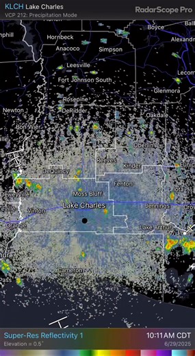 Showers and storms are already beginning to form this morning and we’ll continue off and on through the afternoon. Have the KPLC First Alert Weather App nearby for any afternoon plans you may have. | Jacob Durham