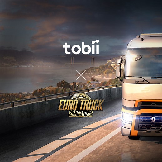 Head tracking and eye tracking in Euro Truck Simulator 2 with the Tobii Eye Tracker 5