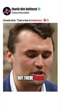 Basic Question… No Answer 🚨 #charliekirk #debate #shorts