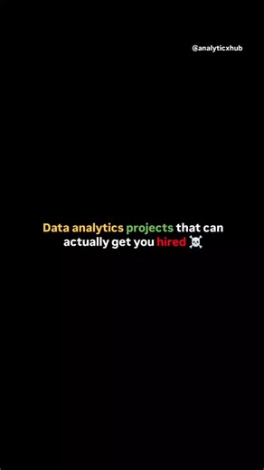 AI hacks| DataAnalytics| Resume building | jobs on Instagram: "Want to land a data analytics job? These 5 hands-on projects can make your portfolio stand out! From predicting Titanic survivors to classifying customer satisfaction, these real-world datasets will sharpen your skills in data cleaning, visualization, and machine learning. Employers love candidates who showcase practical experience—so start building, analyzing, and impressing recruiters with your work. The best part? You can access t