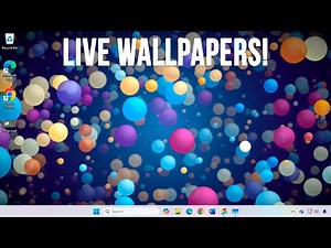 Add Animated Live Desktop Wallpaper Backgrounds to your PC for Free