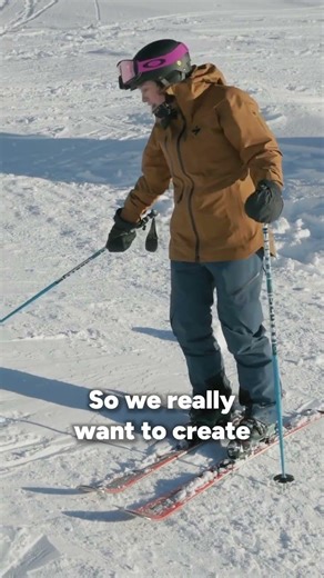 How to control your speed when you are skiing.