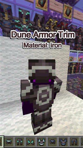 Dune Armor Trim #minecraftshorts G4G