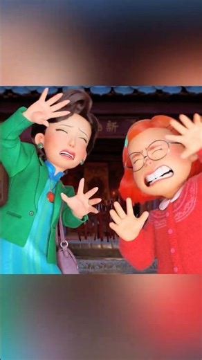 Turning red#pixar #disney #youtubeshorts #redpanda
