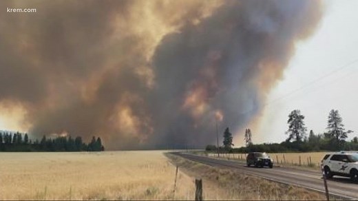 Wildfire growing near Ford, Washington, prompts immediate evacuations