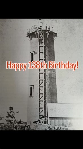 Celebrate our 138th birthday! The kerosene lamp in the first order fixed Fresnel lens (made by Barbier et Fenestre in Paris in 1867) was first lit on November 1, 1887, by Keeper William Rowlinski. We appreciate your support. Please think of us when you are shopping for yourself or others! Join us in person or online @lighthouselocker.org Open daily 10 am-6 pm. #ponceinletlighthouse #chalahandbags #palmpals #flamingos #lighthousesofamerica #centralfloridamuseum #birthdaycelebration #volusiacounty