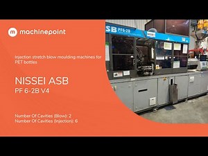 NISSEI ASB PF 6-2B V4 Injection stretch blow moulding machines for PET bottles | NISSEI ASB Machines
