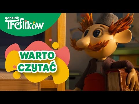 Bajki dla dzieci - RODZINA TREFLIKÓW - Sezon 4 - odc. 13 - "Warto czytać"