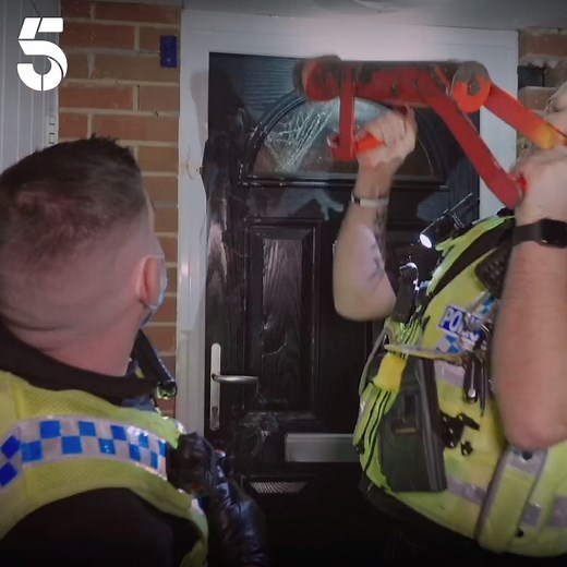 167K views · 10K reactions | “I did ask for some muscle to attend…”  The police turn up to a house that proves to be difficult to enter. All NEW series ➡️ Police: Night Shift 999 starts Monday at 9pm | Channel 5 | Facebook