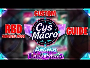 How To MACRO ANY *NEW* Stage In Roblox Anime Last Stand! (CYS Macro)