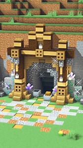 943K views · 9.9K reactions | Minecraft Mine Entrance ⛏️ Shaders : BSL Texture Pack : Faithful 64x Music : Die With A Smile #reels #minecraft #minecraftbuilds #minecrafttutorial | Itsciken | Facebook