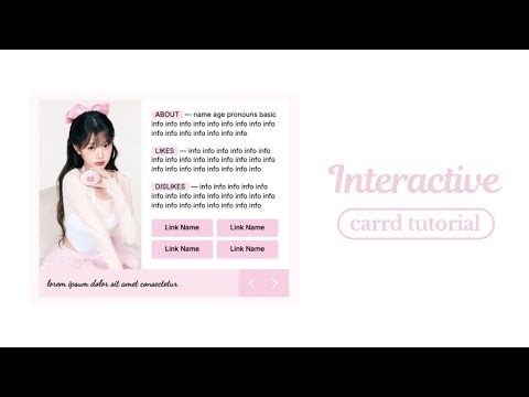 interactive carrd tutorial with music player - cr elroseria, ib reveretune