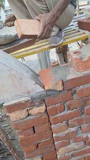 2.2M views · 4.8K reactions | The process of fixing bricks | Raj Construction | Facebook