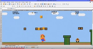 Super Mario recreado en Microsoft Excel