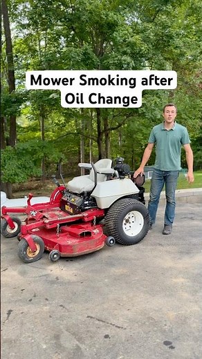 Mower Smoking? Tips how to fix! #smoking #kohler #kawasaki #mower #smoke #lawnmower #lawn #mow #flip