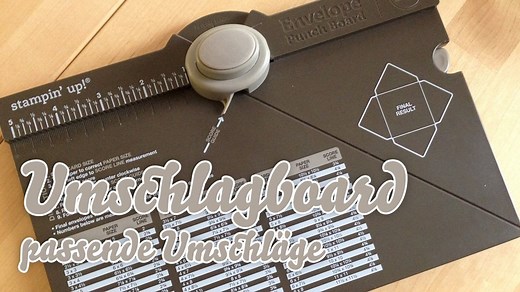 Rechner für das Stampin’ Up! Envelope- und Punchboard