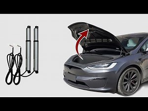 Tesla Model X Electric Frunk Lift Kit Installation | No Drill, Soft-Close, Anti-Pinch