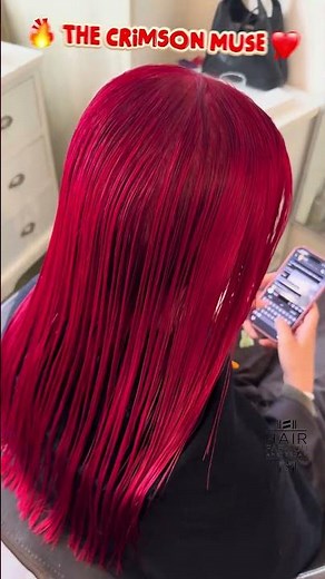 🔥 The Crimson Muse ❤️ Amazing Red Hair Transformation ✨