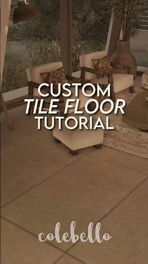 bloxburg custom tile floor tutorial!! #roblox #bloxburg #bloxburgbuild #bloxburgbuildhack #shorts