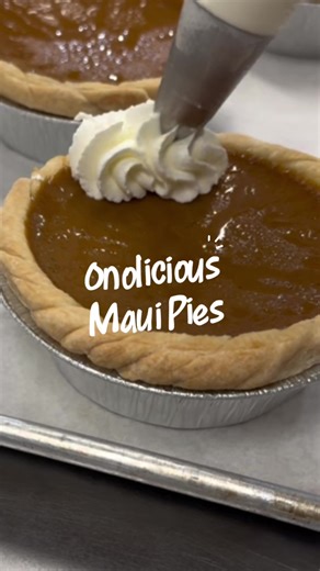 Best Place to Get Your Pie For Thanksgiving Pie in Maui, Hawaii Sugar Beach Bake Shop 📍 61 S Kihei Rd #maui #mauihawaii #kihei #pies #pie