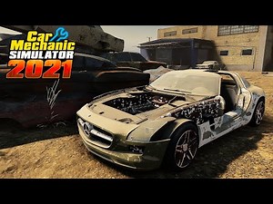 Mercedes-Benz SLS AMG Restoration - Car Mechanic Simulator 2021