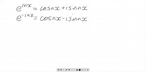SOLVED:Complex Fourier representation Verify that using complex exponential definitions of cosine and sine functions, i.e., cos(α)=(1)/(2)(e^i α+e^-i α) and sin(α)=(1)/(2 i)(e^i α-e^-i α), we can write the partial Fourier expansion model model(x, 𝐰)=w0+∑m=1^M[cos(2 πm x) w2 m-1+sin(2 πm x) w2 m] equivalently as model(x, 𝐯)=∑m=-M^M e^2 πi m x vm where the complex weights v-M, …, v0, …, vM are given in terms of the real weights w0, w1, …, w2 M as vm={     (1)/(2)(w2 m-1-i w2 m)     if  m>0      