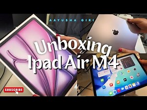 New Purple iPad Air M4 Unboxing in 2026 💜✨