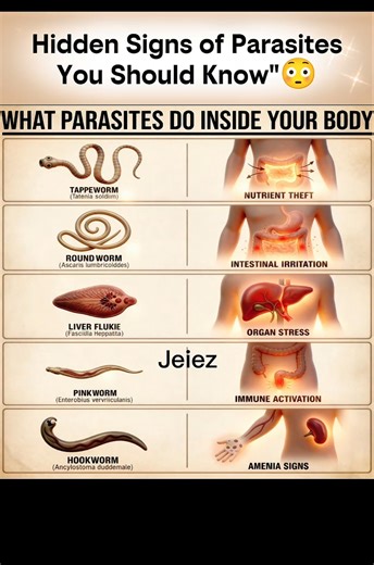 What Parasites Do To Your Body 🪱