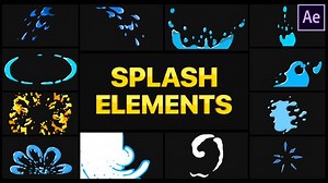Download Splash Elements | After Effects - Videohive - aedownload.com