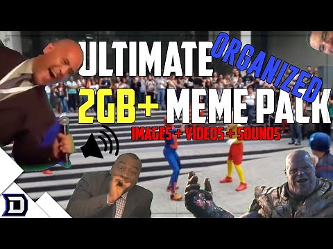 ULTIMATE Organized Meme Pack (2GB+ w/ download - videos, sounds & more)