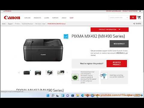 Download & Update Canon MX492 Black Wireless All-IN-One Small Printer Drivers in Windows 11/10/8/7
