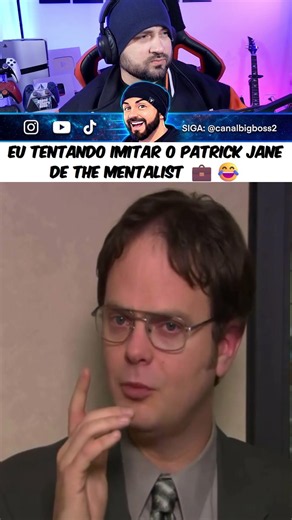 😂 EU TENTANDO IMITAR o Patrick Jane de The Mentalist