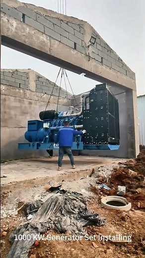 1000 KW Generator Set Installing Process