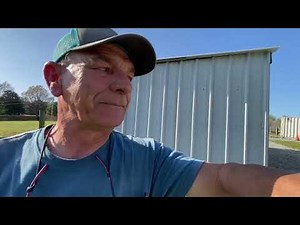 Putting Metal Siding on this Old Shed.