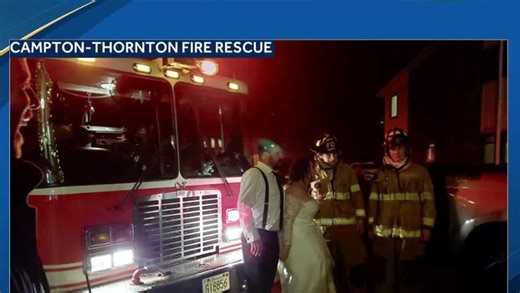 No one injured after fire breaks out during wedding reception in Thornton