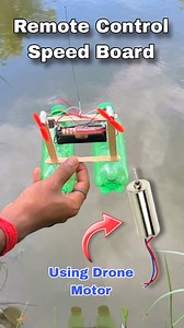 152K views · 1.5K reactions | DIY Speed Board: Power Up with Mini Drone Motors #shorts #speedboat #diy #diy #motor #trendingreels | Creative SM | Facebook