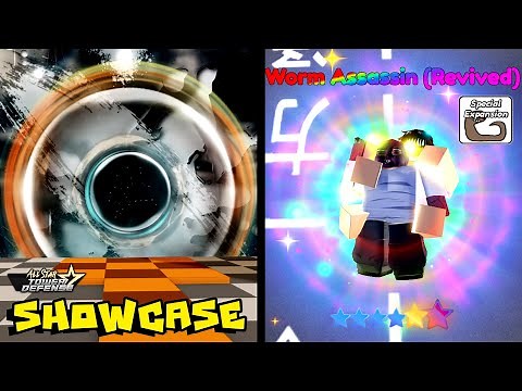 [CODE] LVL 175 WORM ASSASSIN REVIVED 6⭐UNIT SHOWCASE - ALL STAR TOWER DEFENSE