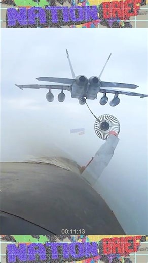 U.S NAVY FA-18F Super Hornet conduct aerial Refueling on the 18F Super Hornet