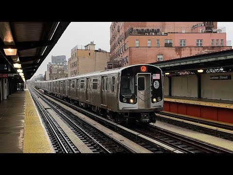 NYC Subway: R143/R160/R179 (J) (M) Express & Local Trains @ Lorimer Street