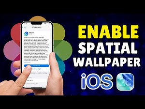 How to Enable Spatial Wallpaper on iPhone iOS 26 (Unlock Dynamic 3D Home & Lock Screen EffectsFX)