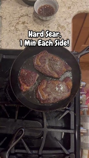 Medium Rare Wagyu Ribeye Steak, Cooking Tutorial 🍽️
